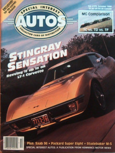 SPECIAL-INTEREST AUTOS 1999 OCT - LT-1 VETTE Spcl, MG-T,PACKARD SUPER 8,SAAB 96*